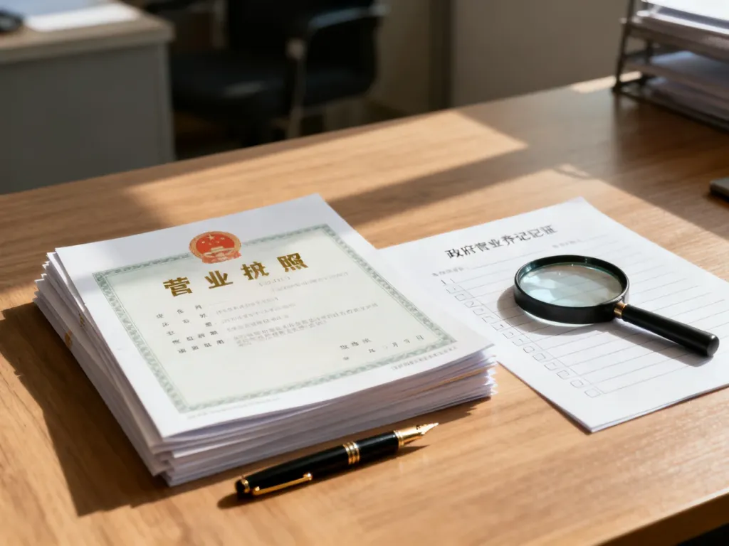 Dokumenty rejestracyjne firmy oraz pióro na biurku, symbolizujące proces formalnego zakładania działalności gospodarczej.
